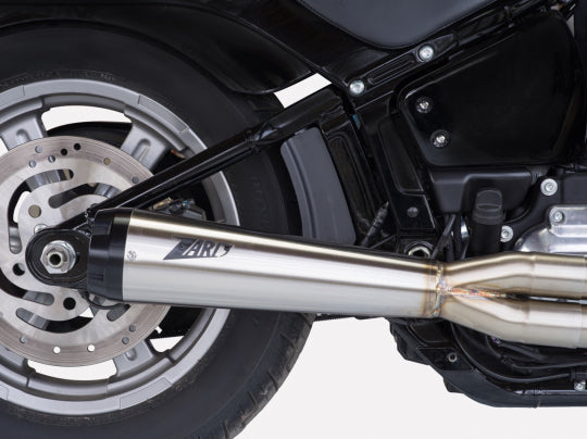 Zard Full Exhaust Kit (Racing Version) For Harley Davidson Softail M8 (2016 - 2020) - Black