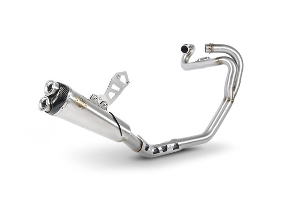 Zard Stainless Steel Full Exhaust For Triumph Scrambler 1200 (2021 - 2023) - Street Version