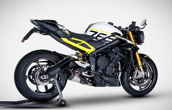 Zard Stainless Steel Full Exhaust Kit For Triumph Street Triple 765 (2023 - Onwards) - Racing Version