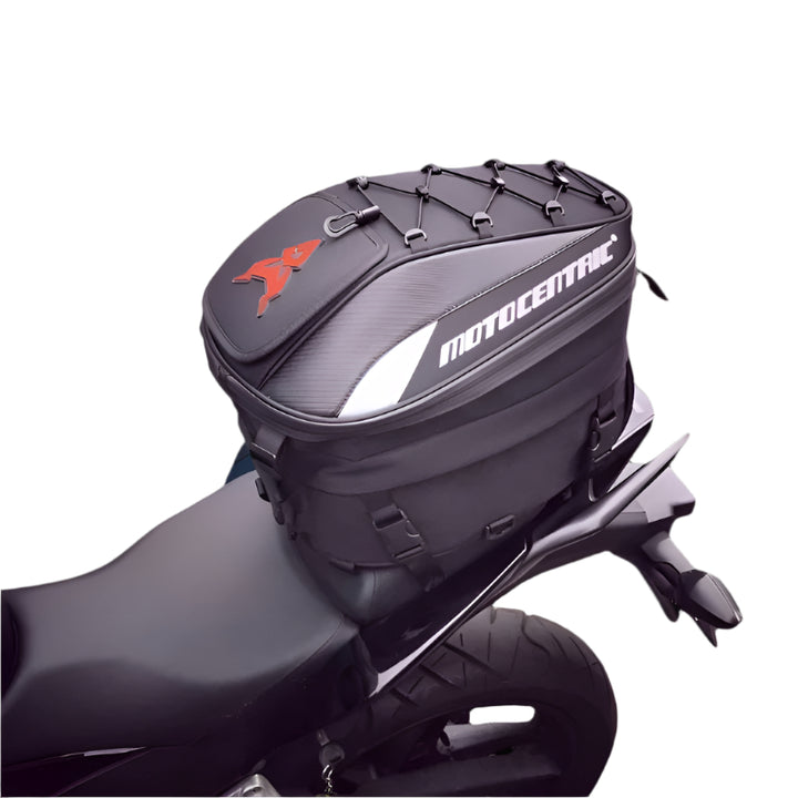 MOTOCENTRIC Expandable Waterproof Motorcycle Tail Bag | Durable & Versatile Luggage - DriftnDrive
