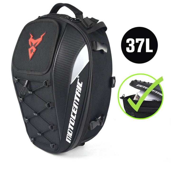MOTOCENTRIC Expandable Waterproof Motorcycle Tail Bag | Durable & Versatile Luggage - DriftnDrive