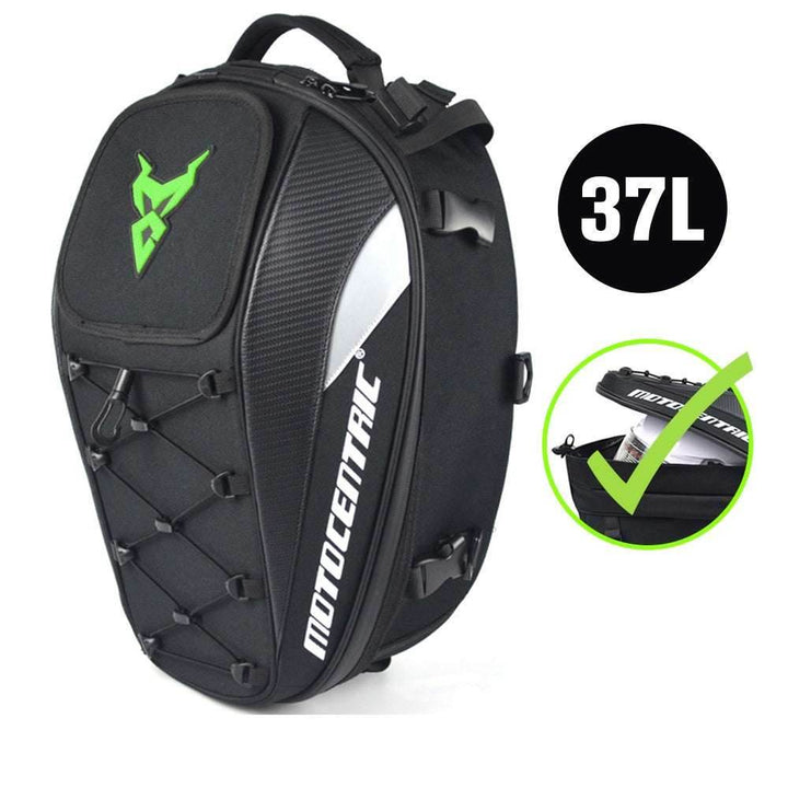 MOTOCENTRIC Expandable Waterproof Motorcycle Tail Bag | Durable & Versatile Luggage - DriftnDrive