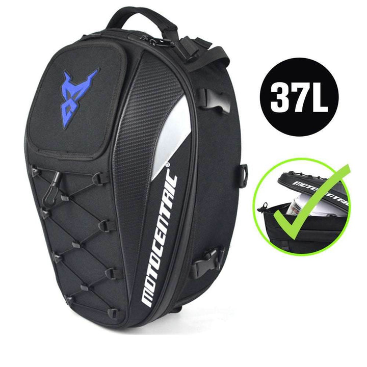 MOTOCENTRIC Expandable Waterproof Motorcycle Tail Bag | Durable & Versatile Luggage - DriftnDrive